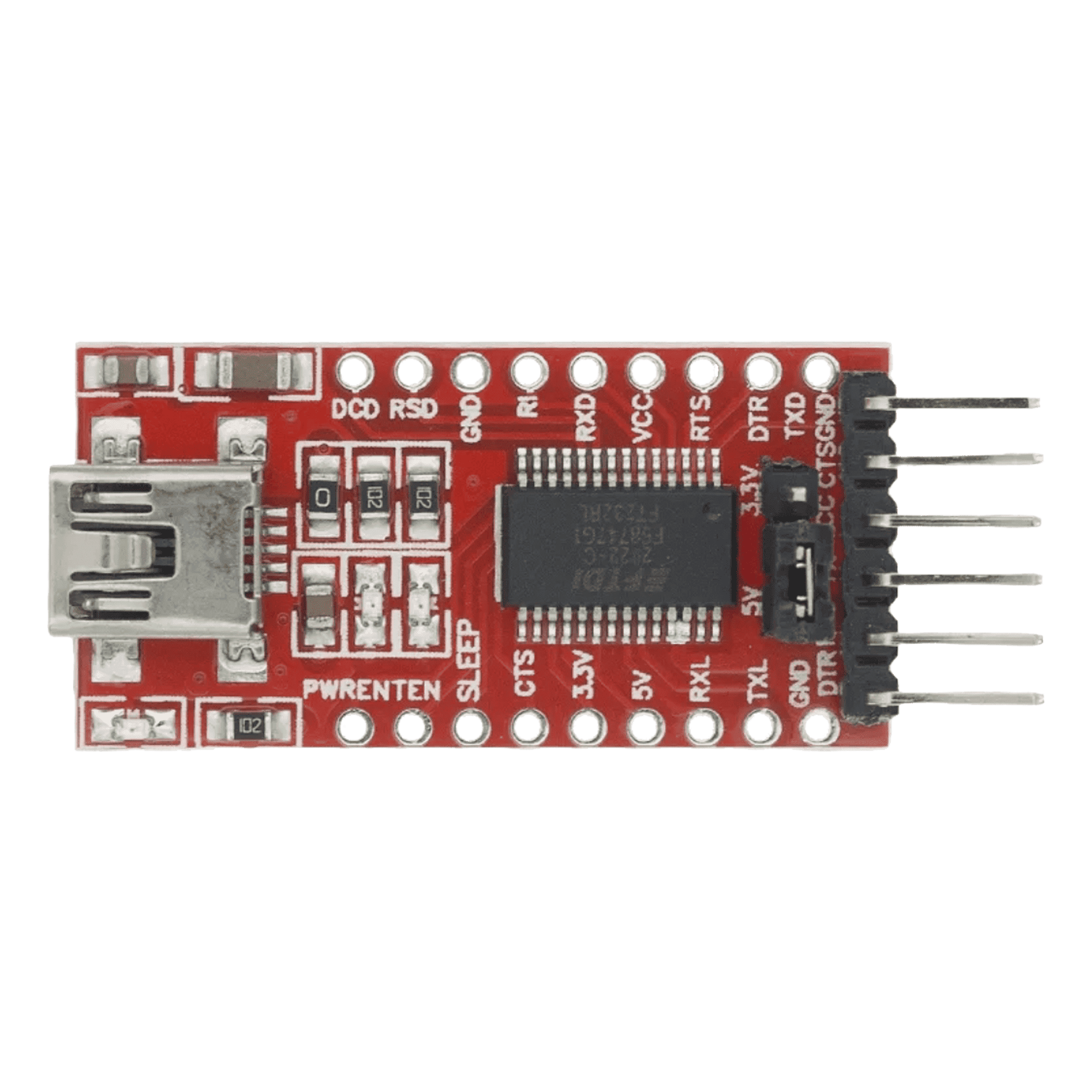 Módulo Conversor Ftdi Mini Usb A Ttl Ft232rl