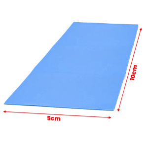 Thermal Pads 6.0w/m-k 10x5cm 2.0mm, Almohadilla Térmica