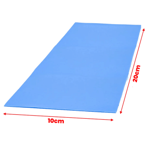 Almohadilla Térmica De Silicona para GPU 20x10cm 1.0mm